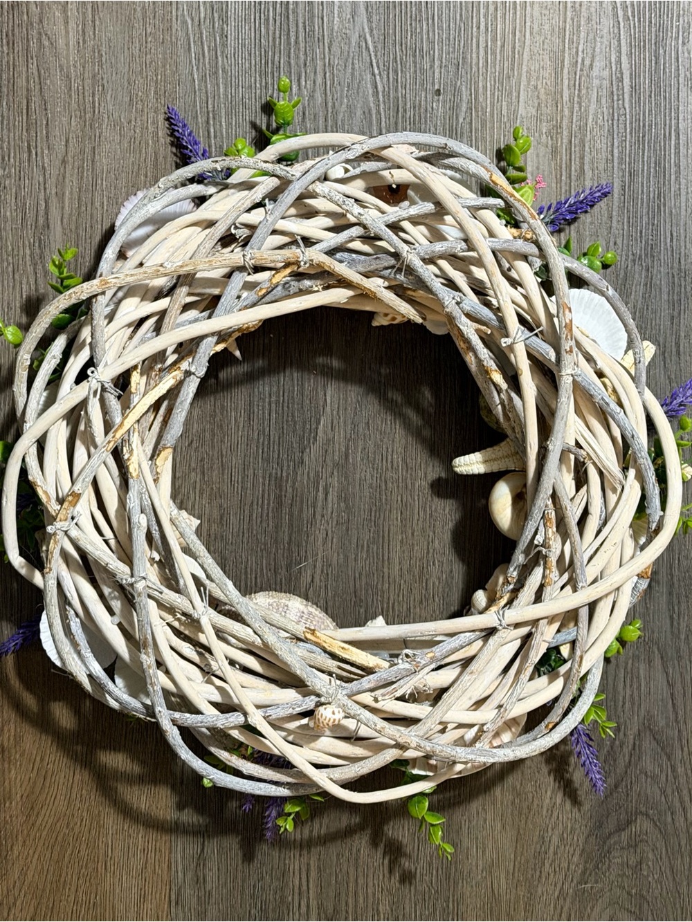 SeaShell Wreath | Coastal Decor | Beach Cottage | Handcrafted - Picture 14 of 15